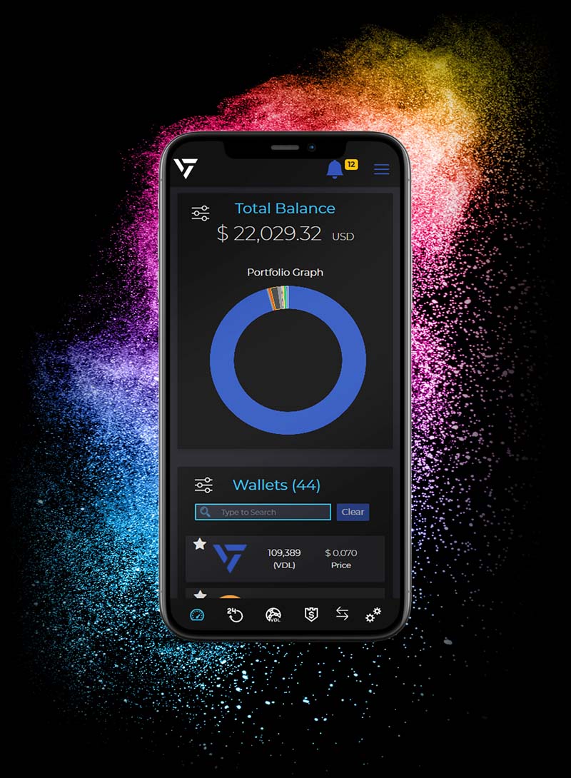 vidulum app dashboard