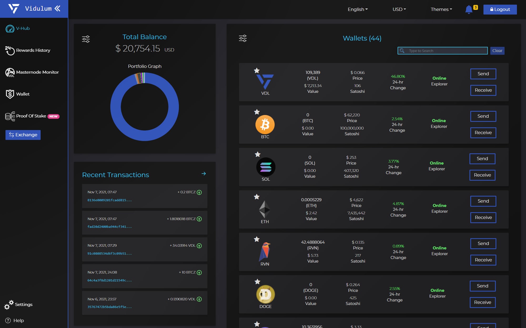 multi asset crypto wallet